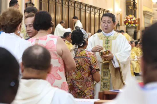 A Arquidiocese de Belém apresentou oficialmente e deu início aos trabalhos pastorais do arcebispo coadjutor, Dom Julio Endi Akamine.