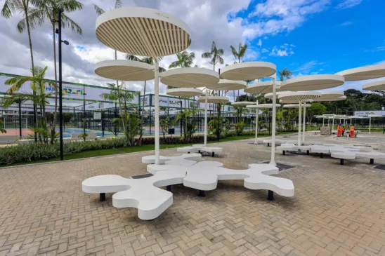 O Parque da Cidade, em Belém, agora oferece mais conforto aos frequentadores com a instalação de 300 novos bancos