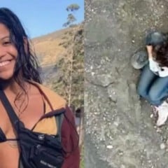 Juliana Martins, brasileira de 24 anos, está desaparecida após escorregar e cair cerca de 300 metros durante uma trilha no vulcão Rinjani