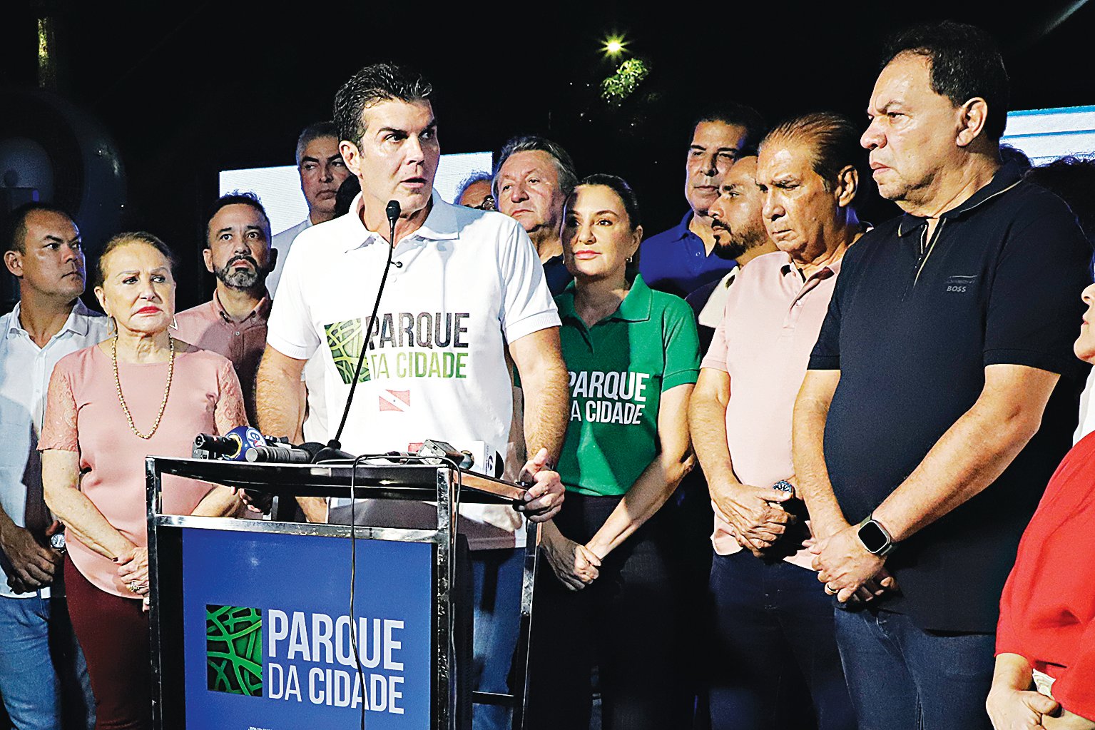Jader Barbalho acompanhou a abertura do Parque ao lado do governador Helder Barbalho FOTO: mauro ângelo