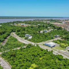 Imagem áerea de Belém com o PCT Guamá. Foto: Ascom PCT Guamá