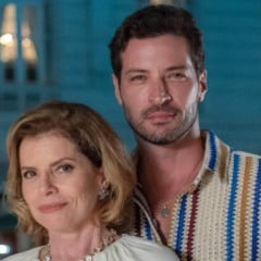 Odete Roitman (Debora Bloch) e Walter (Leandro Lima)