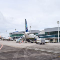 Na capital paraense, cerca de 52,5 mil clientes são esperados, entre embarques e desembarques em 400 voos no feriado. Foto: Patrícia Lanini / Divulgação NOA