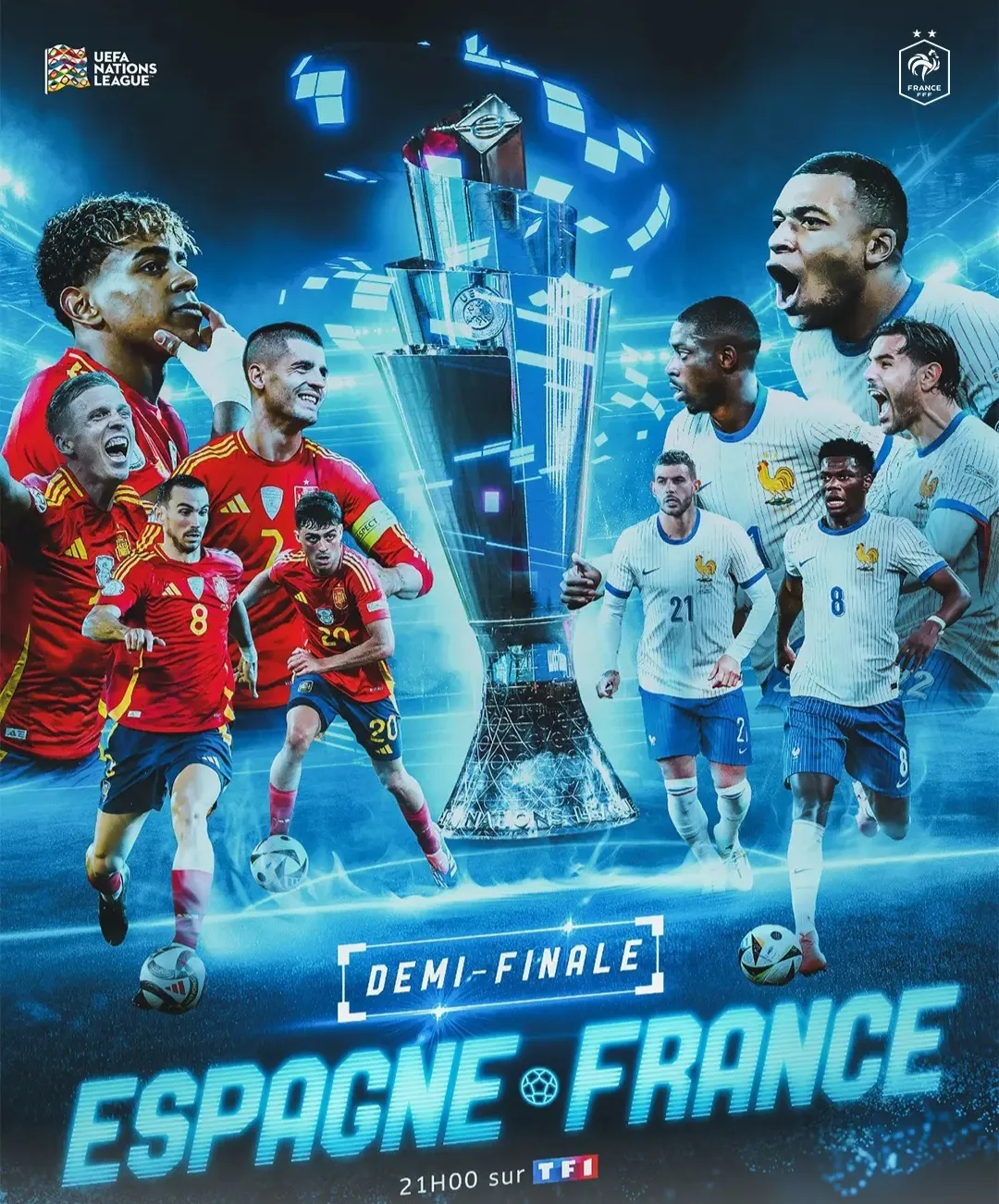 Espanha x França: Onde assistir semifinal da Nations League Espanha x França: Onde assistir semifinal da Nations League