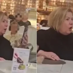 Uma mulher de 61 anos foi presa em flagrante no último sábado (14), após proferir ofensas homofóbicas contra um homem de 39 anos
