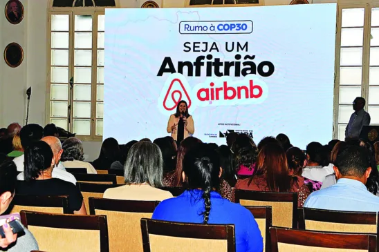 O workshop “Seja um anfitrião do Airbnb”, realizado ontem, foi voltado para quem deseja alugar propriedades durante a 30ª Conferência das Nações Unidas sobre Mudança do Clima