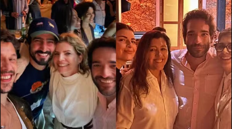 Parte do elenco de 'Vale Tudo' se divertiu na festa da atriz