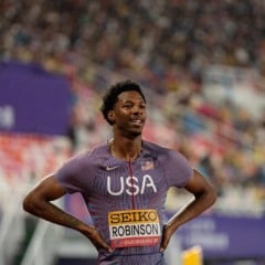 Chris Robinson conquistou o primeiro lugar nos 400 metros com barreiras durante o torneio Ostrava Golden Spike, realizado nesta semana na República Tcheca.