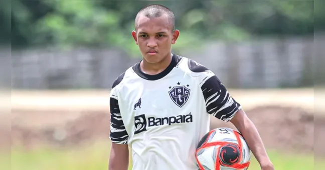 O Paysandu oficializou o empréstimo do atacante Thalyson Ricardo de Souza Gonçalves, de 18 anos, ao Águia de Marabá