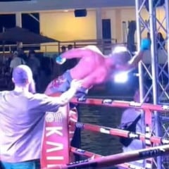 O atleta russo Ivan Parshikov, ex-integrante do evento asiático One Championship, sofreu um choque elétrico durante uma luta de boxe
