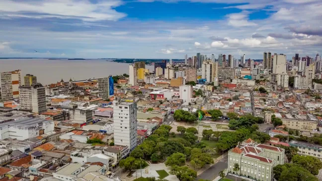 Cidade de Belém no Pará, Capital da Cop30 Amazônia. Foto: Rafa Neddermeyer/Cop30 Amazônia
