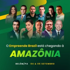 Nomes como Samy Dana, Leandro Karnal e João Kepler, além dos advogados paraenses Giussepp Mendes e Eduardo Brasil estão entre os palestrantes confirmados do Empreende Brazil Amazônia.