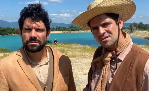 Diego e Tiago Homci, irmãos gêmeos de 39 anos naturais do Pará, estão de volta à televisão com destaque na série "Guerreiros do Sol"