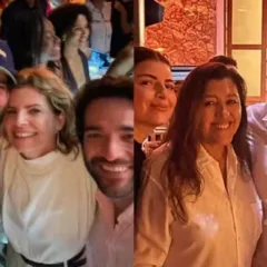 Parte do elenco de 'Vale Tudo' se divertiu na festa da atriz