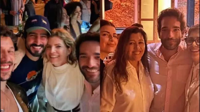 Parte do elenco de 'Vale Tudo' se divertiu na festa da atriz