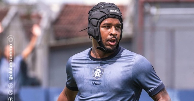 O volante Jaderson, do Clube do Remo, voltou aos treinos nesta semana após dois meses afastado por conta de um grave traumatismo cranioencefálico
