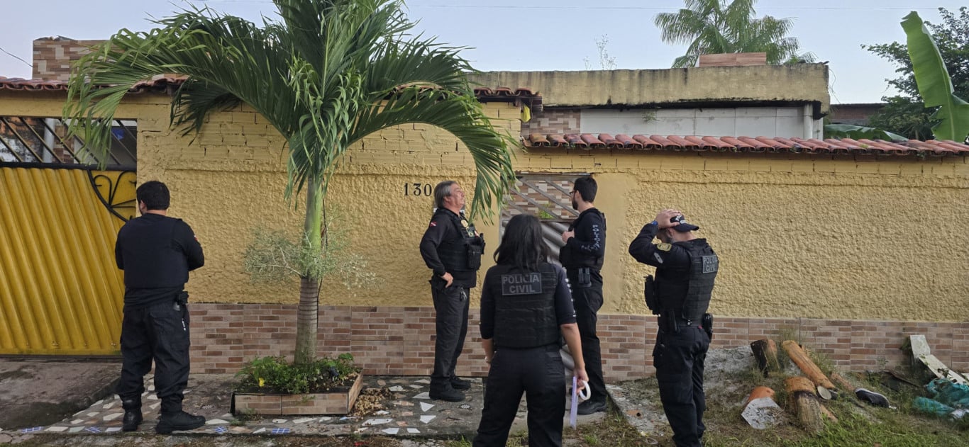 Polícia Civil cumpriu mandado de busca e apreensão no distrito de Icoaraci; celulares do suspeito foram apreendidos e passarão por perícia