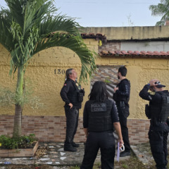 Polícia Civil cumpriu mandado de busca e apreensão no distrito de Icoaraci; celulares do suspeito foram apreendidos e passarão por perícia