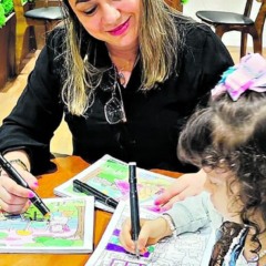 Anny do Rosário e a filha, Ana Clara, já tem o hobby no dia a dia em família fotos: reprodução