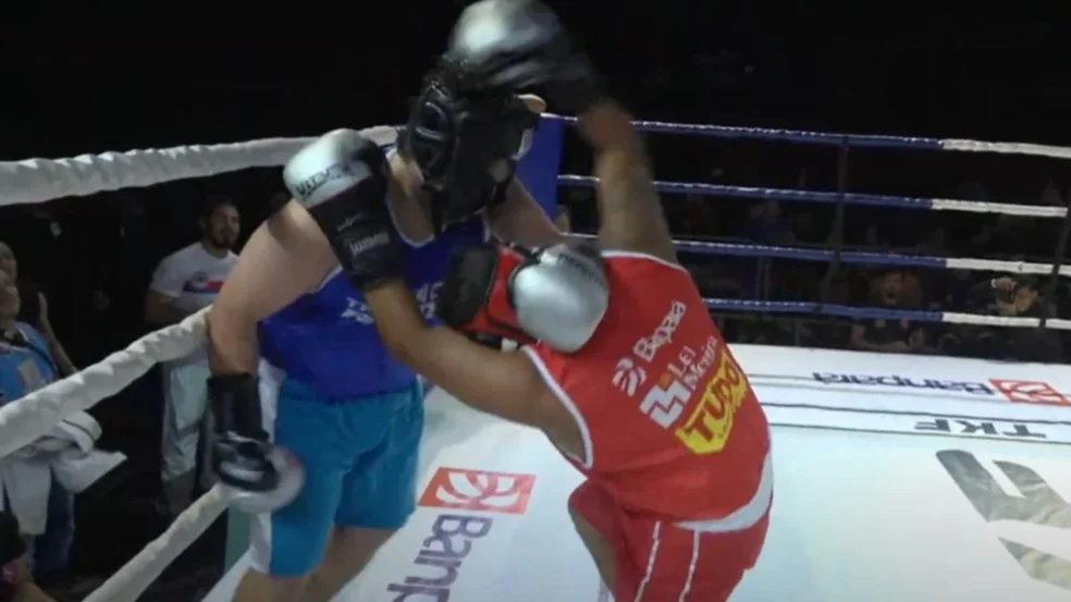 Lulu das Comunidades (PSDB) e André Martha (PSD) se enfrentaram em uma luta de boxe no último sábado (21.jun.2025), durante o torneio The King Fight