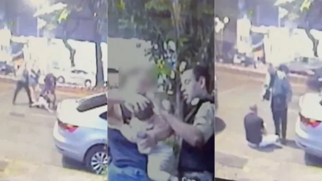 Segundo o boletim de ocorrência, a bebê estava no colo dos pais em um food truck quando o homem se aproximou e começou a interagir com a criança