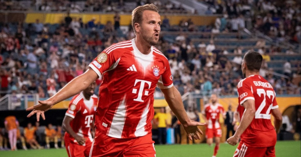 Kane marcou um dos gols. Foto: Bayern de Munique