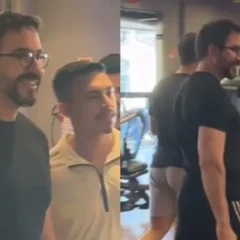 O Padre Fábio de Melo foi visto nesta terça-feira (17) malhando em uma academia localizada na travessa Humaitá, no bairro da Pedreira, em Belém