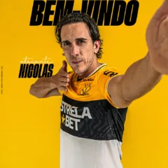O Criciúma anunciou nesta sexta-feira (6) a contratação do atacante Nicolas, que estava no Paysandu.