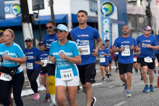 800 servidores da Secretaria de Estado de Segurança Pública (Segup) e membros da comunidade participaram da segunda edição da Corrida da Segup,