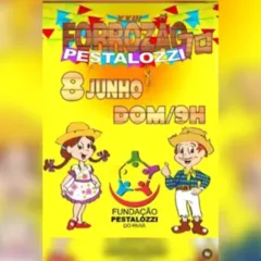 Fundação Pestalozzi comemora 70 anos com forrozão