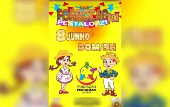 Fundação Pestalozzi comemora 70 anos com forrozão