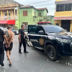A Polícia Civil do Pará prendeu preventivamente o cidadão chinês Hua Zheng, nesta terça-feira (10), em Belém.