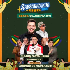 De 5 a 13 de junho, a cidade de Benevides (PA) recebe mais uma edição do Sassaricando, a maior festa junina do estado do Pará!