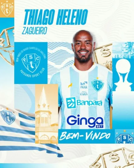 O clube acertou, nesta quarta-feira (4), com o experiente e multicampeão Thiago Heleno, que vai defender o Papão até o fim de 2025.