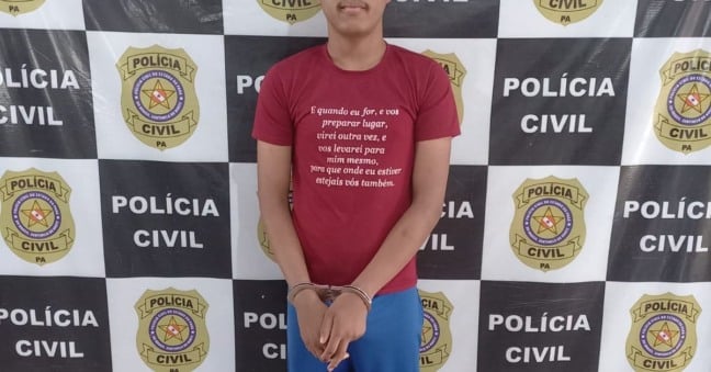 Ao avistar a viatura, Kauan tentou fugir, mas foi capturado.