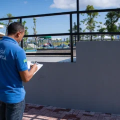 Polícia Científica pericia Parque da Cidade para identificar danos causados por terceiros