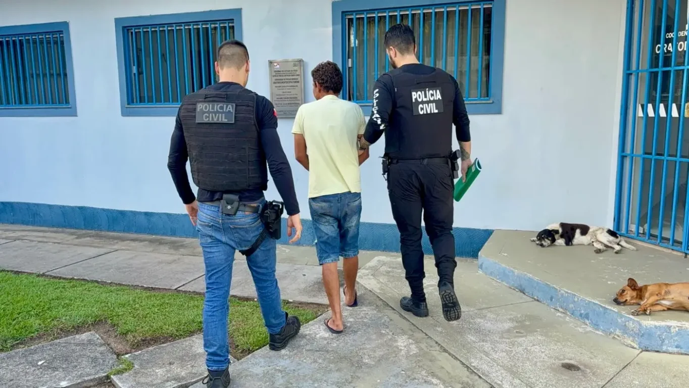 Ele tinha um mandado de prisão preventiva e de busca e apreensão pelo crime de estupro de vulnerável contra uma criança de 11 anos.