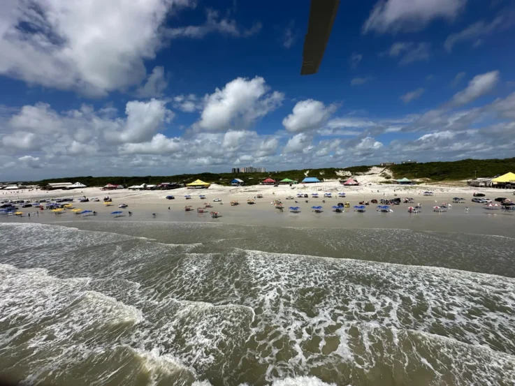 Ações desenvolvidas pela Operação Verão 2025, coordenada pela Segup, contam com o apoio de duas aeronaves, que também sobrevoam unidades penais

