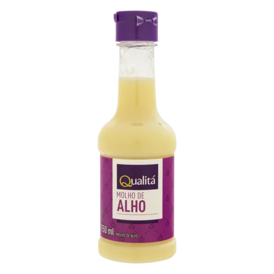 Molho de alho da marca Qualitá
