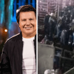 Arquibancada desaba em show de Gian & Giovani em SP