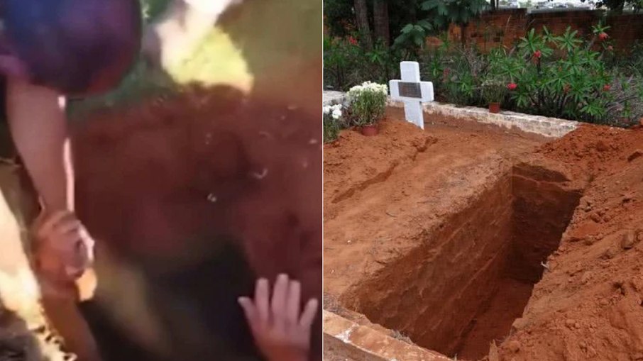 Um homem de 49 anos caiu dentro de uma cova durante um velório no Cemitério Campo da Esperança, no Distrito Federal, na última quinta-feira (3)