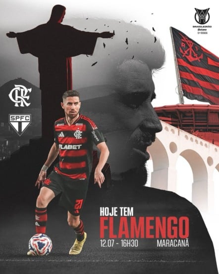 Flamengo x São Paulo: horário, escalações e onde assistir ao vivo