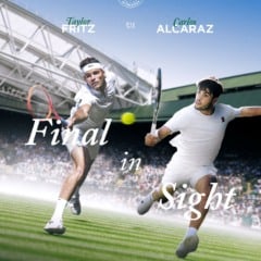 Carlos Alcaraz e Taylor Fritz duelam nesta sexta-feira (11) por uma vaga na final de Wimbledon 2025.