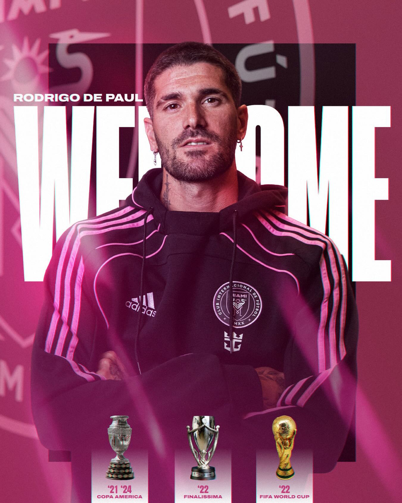 Inter Miami anuncia Rodrigo de Paul e reforça ataque ao lado de Messi