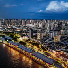 Obras para COP30 Brasil Amazônia, na Cidade de Belém, no Pará. Foto: Rafa Neddermeyer/COP30 Brasil Amazônia/PR