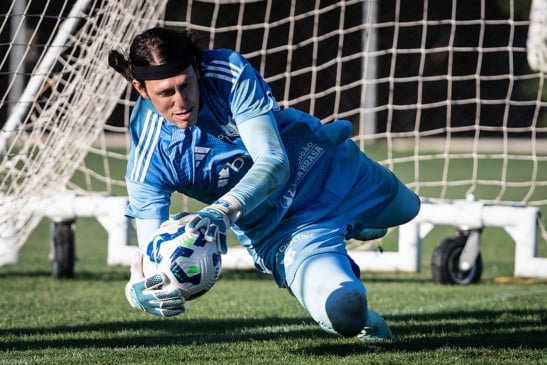 Cássio, goleiro da Raposa. Foto: Gustavo Aleixo/Cruzeiro