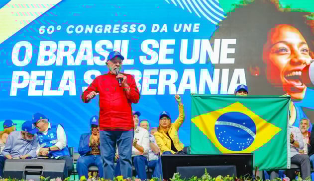 O recado a Donald Trump (EUA) ocorreu em discurso durante o 60º Conune (Congresso da União Nacional dos Estudantes), na UFG (Universidade Federal de Goiás), em Goiânia.