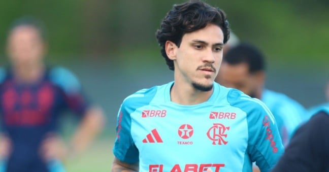 O atacante Pedro, do Flamengo, está fora da lista de relacionados pelo segundo jogo consecutivo. O jogador não fará parte da viagem para enfrentar o Santos, pelo Brasileiro, nesta quarta-feira (16).