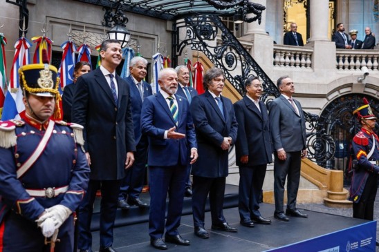 Foto oficial com os líderes do MERCOSUL em Buenos Aires, na Argentina. Foto: Ricardo Stuckert / PR