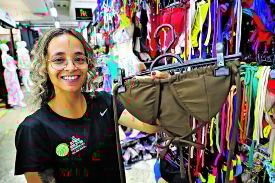 No centro comercial, dá para encontrar preços que cabem no bolso